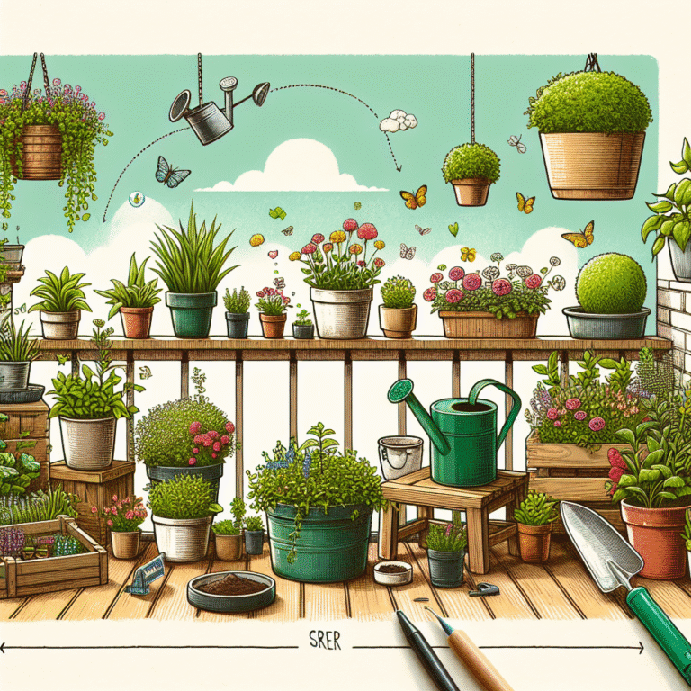 como criar um microjardim no seu espaço de varanda