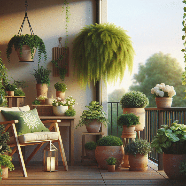 ideias de jardim na varanda pequena