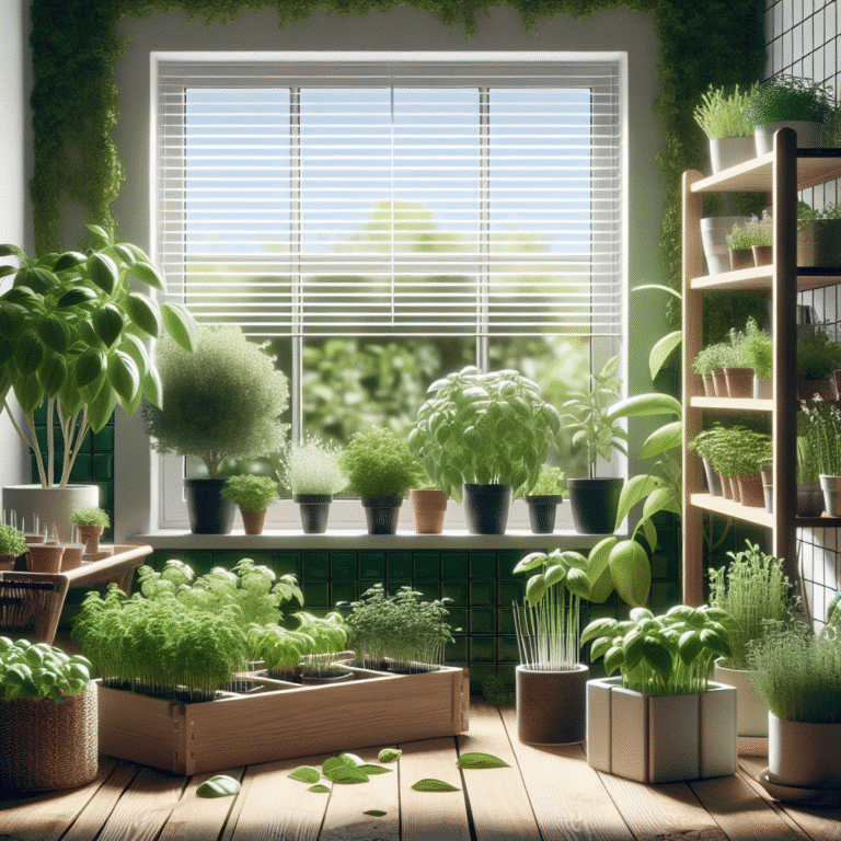 horta interna orgânica em casa