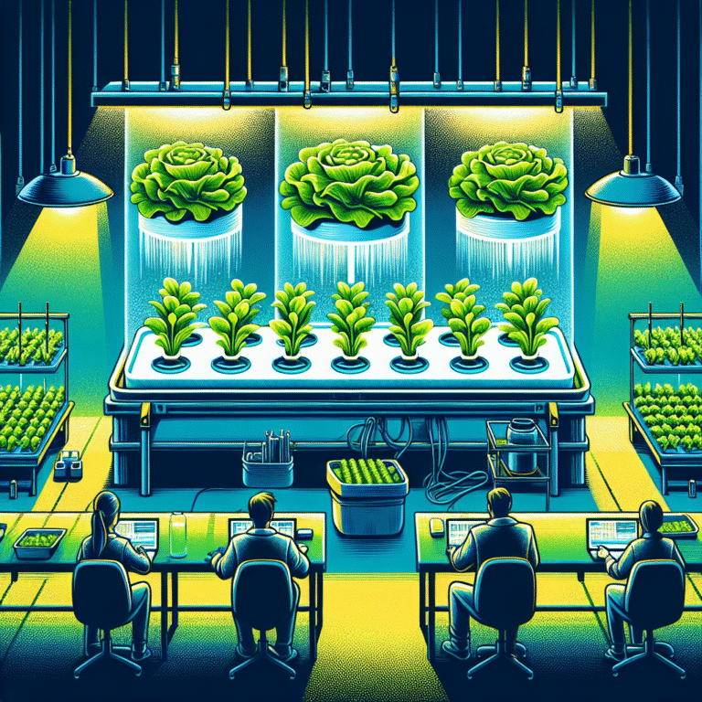 cultivo de alface hidropônico