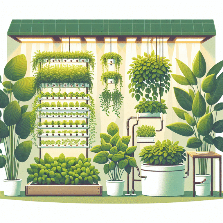 horta hidropônica indoor