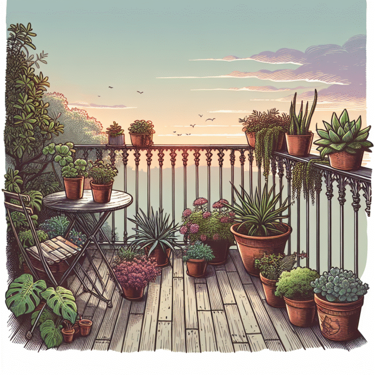 jardim de baixo custo para varanda