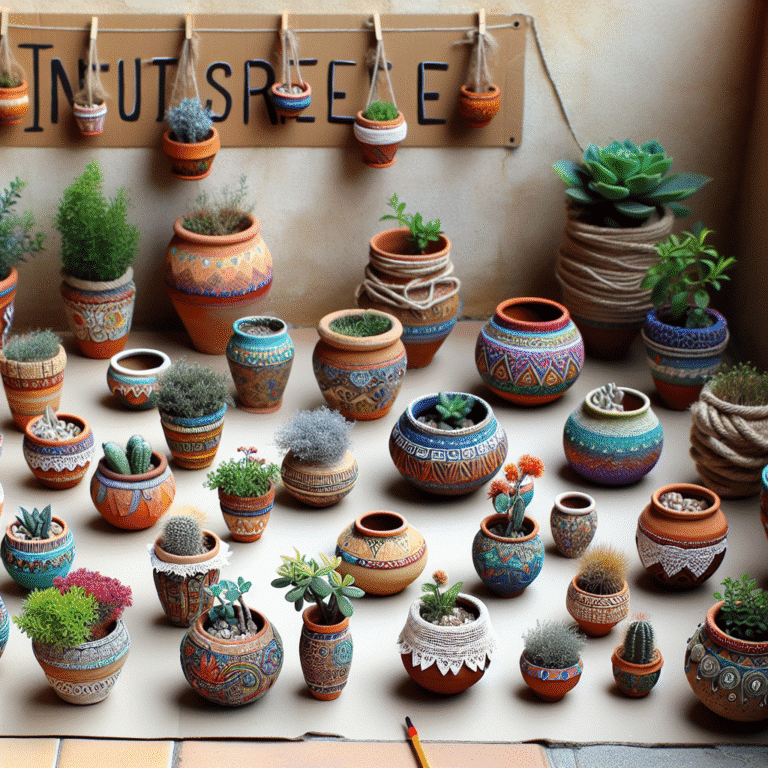 ideias para personalizar vasos na varanda