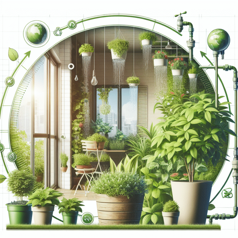 Jardinagem ecológica em apartamento: irrigação eficiente