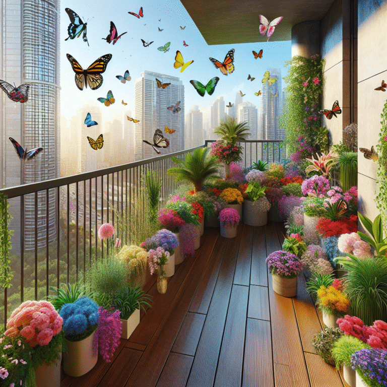 plantas que atraem borboletas na varanda
