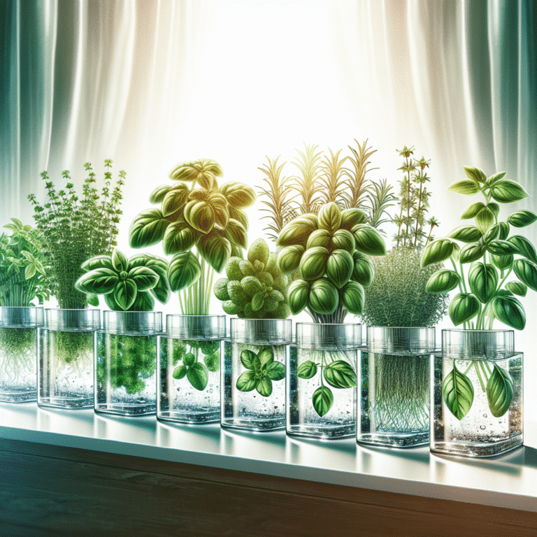 cultivo de ervas em hidroponia