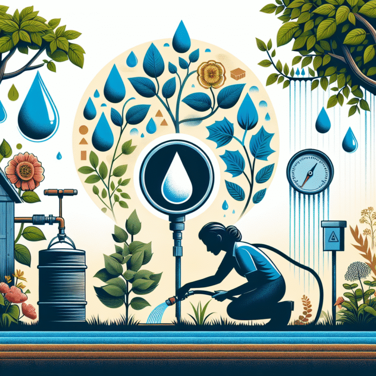 como economizar água na jardinagem