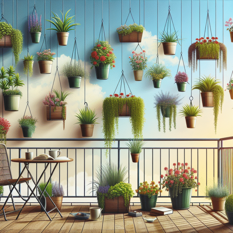 como criar jardim suspenso na varanda