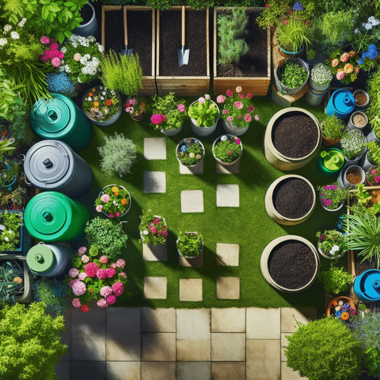como reduzir desperdício na jardinagem e preservar recursos