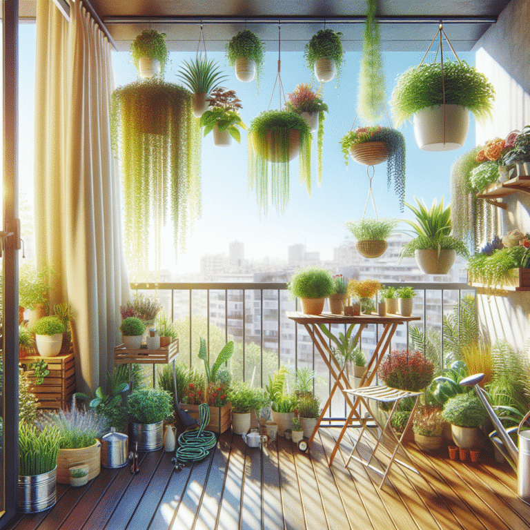 como criar um microjardim no seu espaço de varanda