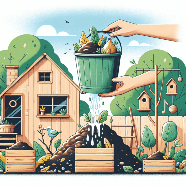 compostagem doméstica como economia de água para plantas
