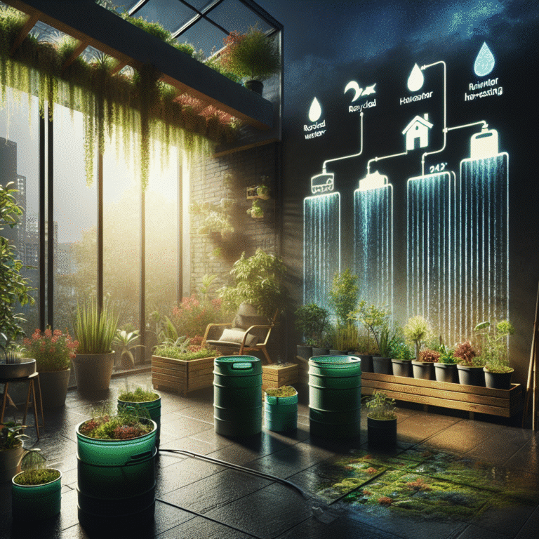jardinagem ecológica em apartamento e a economia de água