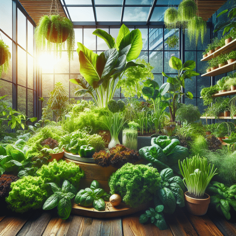 plantas comestíveis para horta interna