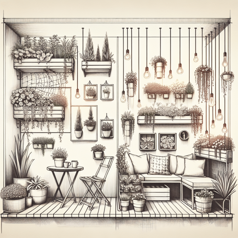 ideias criativas para jardim na varanda pequena